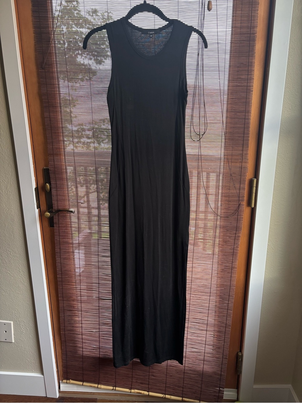 Quince Black Tencel Maxi Dress